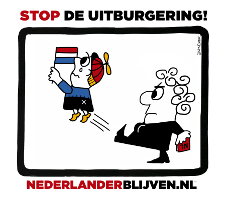 Stop de Uitburgering Cartoon